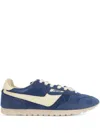 Autry Windspin Suede Sneakers With Contrast Panels In Blue