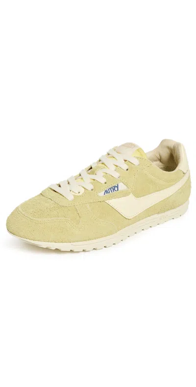 Autry Windspin Low Sneaker In Yellow