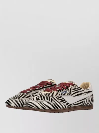 Autry Windspin Low Sneakers Pony Crack Zebra In Multi