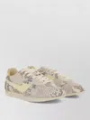 Autry White Grey Windspin Python Sneakers In Neutral