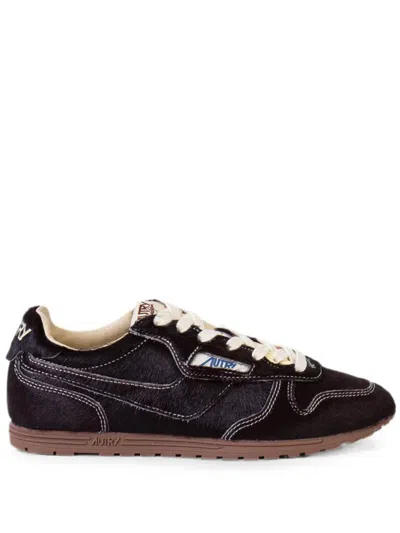 Autry Windspin Low Sneakers Woman Brown In Black