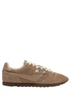 Autry Windspin Tonal Sneakers In Suede And Leather In Neutral