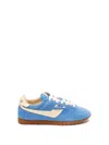 Autry Sneakers Windspin In Suede And Leather Color Blue Yatch And Rutabaga In Blue