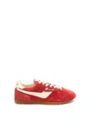 Autry 'windspin Low' Pink Sneaker With Logo On The Side And On The Heel In Red