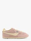 Autry Windspin Low Top Suede Sneakers Contrast Sole In Pink