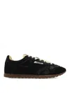 Autry Black Lace Up Sneakers In Black