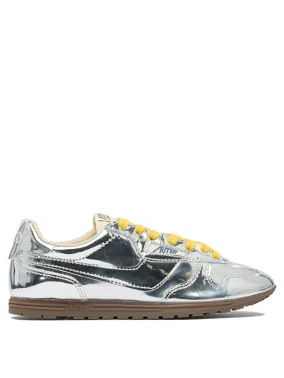 Autry Windspin Low Wom Mirror/nyl Silv/ivory Sneakers & Slip-on Silver