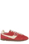Autry 'windspin Low' Pink Sneaker With Logo On The Side And On The Heel In Red