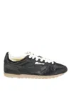 Autry Black Lace Up Sneakers In Black