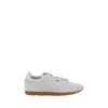 Autry Windspin Low Suede Sneakers With Ultra-flat Sole In Blue