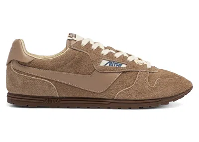 Pre-owned Autry Windspin Low (women's) Sneakers In Peanut In Brown