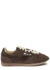 Autry Windspin Panelled Brushed Suede Sneakers In Brown