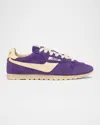 Autry Low Suede Windspin Sneaker In Violetrut