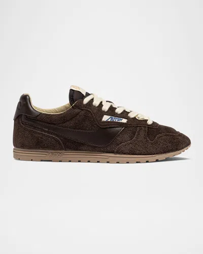 AUTRY WINDSPIN RETRO TONAL RUNNER SNEAKERS