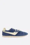 Autry Windspin Suede Sneakers With Contrast Panels In Blue