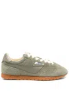 Autry Windspin Green Low Top Sneakers With Logo Patch On Tongue And Side In Suede Woman