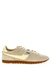 Autry 'windspin Low' Beige Sneaker With Logo On The Side And On The Heel In Suede Man In Neutral