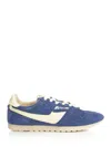 Autry Suede And Leather High Top Sneakers In Blue