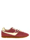 Autry Windspin Suede And Leather Sneakers In Rubyrutabaga In Pink
