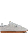 Autry Windspin Low Suede Sneakers With Ultra-flat Sole In Grey
