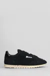 Autry Windspin Leather-trimmed Perforated Brushed Suede Sneakers