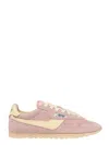 Autry 'windspin Low' Pink Sneaker With Logo On The Side And On The Heel In Multi