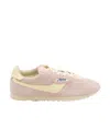 Autry 'windspin Low' Pink Sneaker With Logo On The Side And On The Heel In Multi