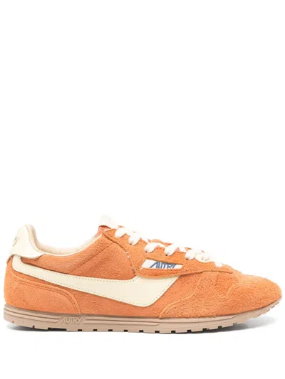 Autry Windspin Low Sneakers In Orange