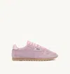 Autry Suede Sneakers With Durable Rubber Sole In Pink
