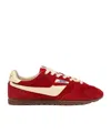 Autry 'windspin Low' Pink Sneaker With Logo On The Side And On The Heel In Red