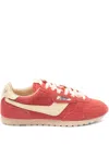 Autry 'windspin Low' Pink Sneaker With Logo On The Side And On The Heel In Red