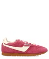 Autry 'windspin Low' Pink Sneaker With Logo On The Side And On The Heel In Red