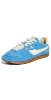 Autry Sneakers Windspin In Suede And Leather Color Blue Yatch And Rutabaga In Suede/leat Bluyac/rut