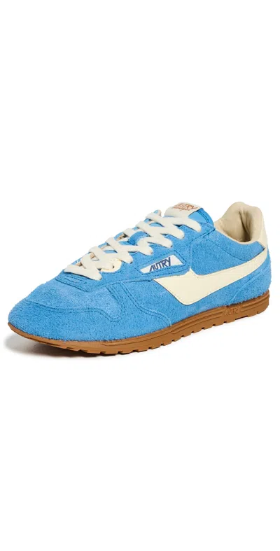 AUTRY WINDSPIN SNEAKERS SUEDE/LEAT BLUYAC/RUT