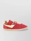 Autry Windspin Sneakers In Suede And Parrot Leather And Rutabaga In Red