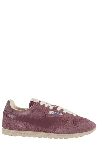 Autry Windspin Sneakers With Used-effect Suede
