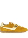 Autry 'windspin Low' Yellow Sneaker With Logo On The Side And On The Heel In Suede Woman In Yellow
