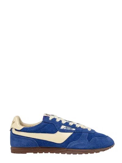 Autry Windspin Suede And Leather Sneakers Bic And Rutabaga In Blue