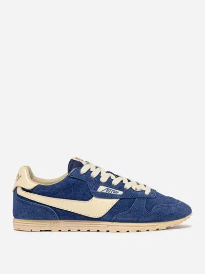 Autry Windspin Suede Sneakers In Blue