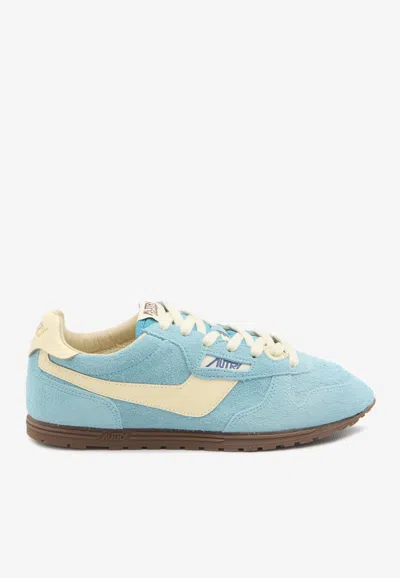 Autry Windspin Suede Sneakers In Blue