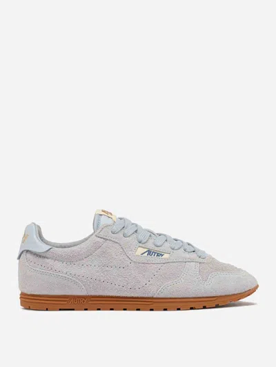 Autry Windspin Suede Sneakers In Grey
