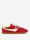 Autry Windspin Sneakers In Suede And Parrot Leather And Rutabaga In Red