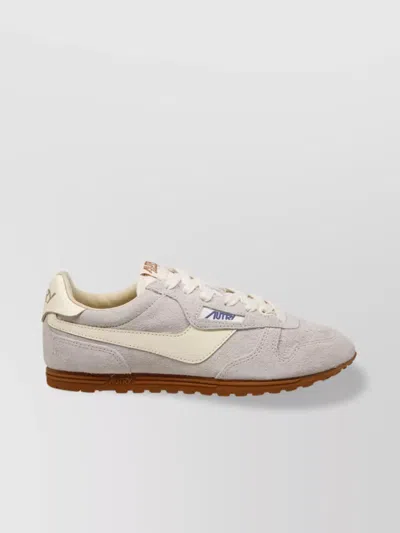 AUTRY WINDSPIN SUEDE TOE PERFORATED LOW SNEAKER