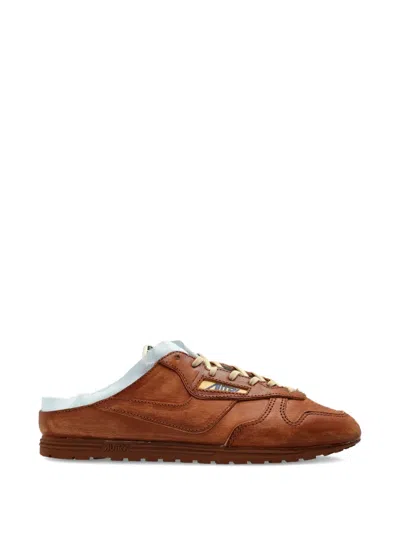 Autry Windspin Super Vintage Mule Sneaker In Brown