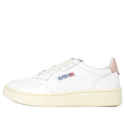 Autry (wmns)  Medalist Leather Low 'white Pink' In Multi