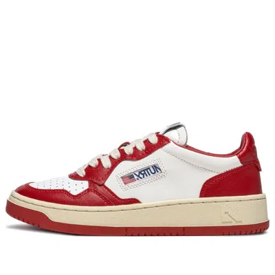 AUTRY (WMNS) AUTRY MEDALIST LOW LEATHER 'RED WHITE'