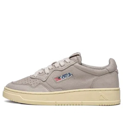 Autry (wmns)  Medalist Low Soft Goatskin 'beige' In Animal Print