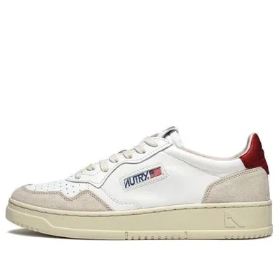 Autry (wmns)  Medalist Low 'white Red Suede' In Multi