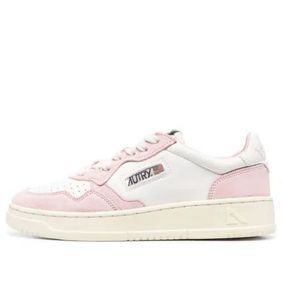 Autry (wmns)  Open Low Leather Suede 'pink'