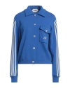 Autry Woman Cardigan Blue Size L Viscose, Nylon